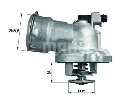 Термостат, охолоджуюча рідина MAHLE MAHLE / KNECHT TM 28 87