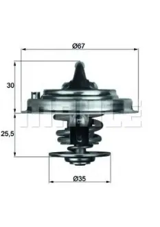 Термостат, охолоджуюча рідина MAHLE MAHLE / KNECHT TX 30 71 D