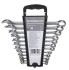 (EN) Double-ended ring wrench комплектація 12 шт, 12-кутна / HEX: 6, 7, 8, 9, 10, 12, 13, 14, 15, 17, 19, 22 мм, у пластиковому тримачі MMT A169 136 MAMMOOTH MMTA169136 (фото 2)