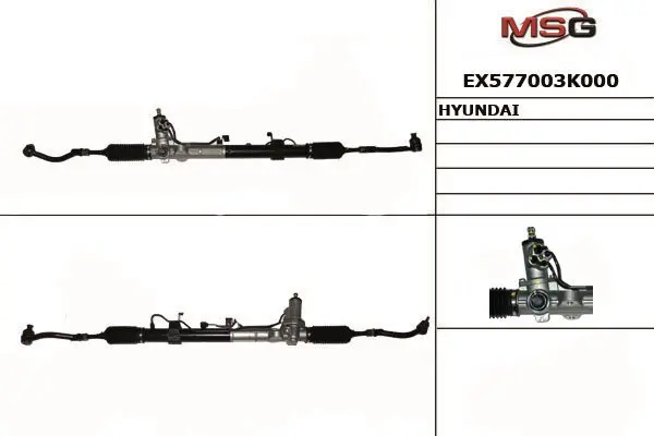 Рульова рейка з ГУР MANDO EX577003K000 (фото 1)