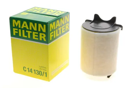 Фільтр повітряний Skoda Octavia/VW Golf/Caddy/Touran 1.2-1.4TSI/1.6/2.0FSI/SDI 04-15 (з поролоном) -FILTER MANN C 14 130/1