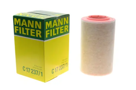 Фільтр повітряний Citroen Jumper 2.0BlueHDi/2.2HDi/3.0HDi/Fiat Ducato 2.0-3.0JTD 06- (з поролоном) -FILTER MANN C 17 237/1