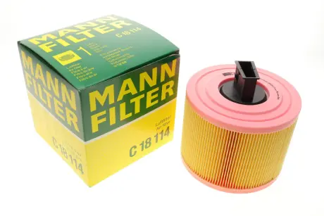 Фільтр повітряний BMW 1 (E81 E82 E87 E88) 125i E82 E88 N52B30A -FILTER MANN C18114