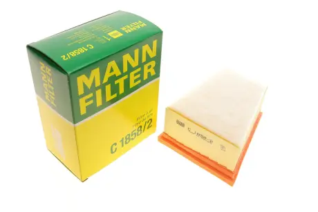 Фільтр повітряний Renault Megane 1.4-2.0 99-09/Duster 1.6-2.0 10-18/Kangoo 1.6/Trafic 2.0 01-/Nissan -FILTER MANN C 1858/2