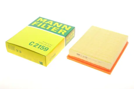 Фільтр повітряний Citroen Xsara 1.4/1.6 97-05/Picasso 1.6 00-10/Peugeot 206 1.1/1.4/1.6 98-07 -FILTER MANN C 2159