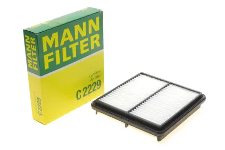 Фільтр повітряний Daewoo Lanos 1.4-1.6 97-10/Nexia 1.5 08- -FILTER MANN C 2229
