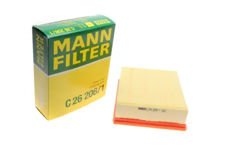 Фільтр повітряний AUDI A4(8D,B5) 2.5TDIV6 AFBAKN -FILTER MANN C262061
