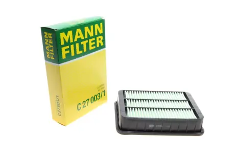 Фільтр повітряний Peugeot 4008 1.6/2.0 12-/4007 2.0-2.4i/2.2HDi 07-13/Mitsubishi Lancer 1.5-2.0 07- -FILTER MANN C 27 003/1