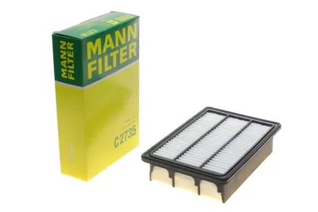 Фільтр повітряний Hyundai Santa Fe 2.2CRDi/2.7 V6 06-09 -FILTER MANN C 2735