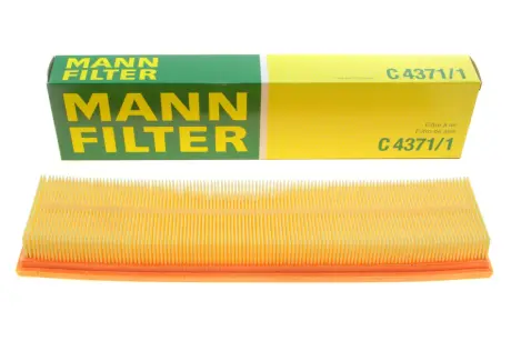 Фільтр повітряний Citroen Berlingo/C4/Peugeot 206/307/308/408/Partner 1.6 04- -FILTER MANN C 4371/1