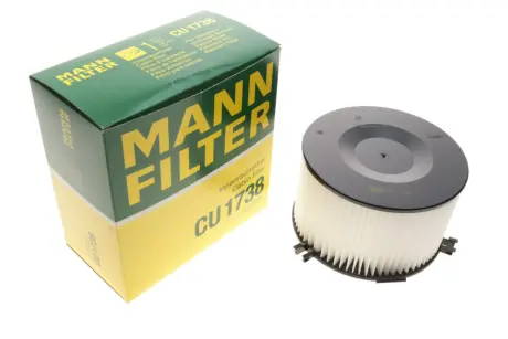 Фільтр салона VW(VOLKSWAGEN) Caravelle(MultivanCaliforn.)T4 1.8 T4,70 PD -FILTER MANN CU1738