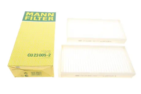 Фільтр салону BMW 2 (F44/F45/F46) 14-16/X1 (F48) 15-16/i3 (I01)/Mini Mini III 13-16 (к-кт 2 шт) -FILTER MANN CU 23 005-2