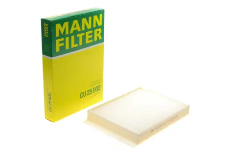 Фільтр салону MB C-class (W205)/E-class (W213) 14-/G-class (W463) 18-/M-class (W166) 11-15/GLE 15-18 -FILTER MANN CU 25 002