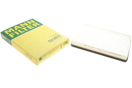 Фільтр салона VW(VOLKSWAGEN) PassatB3B4(3A25,35I) 1.6 AEK,AFT -FILTER MANN CU2672