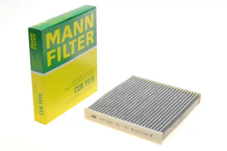 Фільтр салону Land Rover 16-/Range Rover/Lexus ES/RX 12-/Toyota Camry/Corolla/Rav4 06- (вугільний) -FILTER MANN CUK 1919
