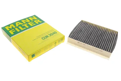 Фільтр салону Citroen Nemo/Peugeot Bipper/Fiat Fiorino/Qubo 08-/Tipo 15-/Doblo 10-/Opel (вугільний) -FILTER MANN CUK 2040