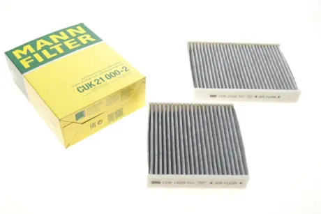 Фільтр салону CITROEN C3II(A51) 1.0VTi68PureTech68 A51 EB0 -FILTER MANN CUK210002