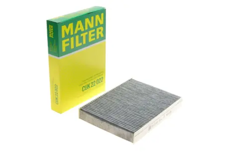 Фільтр салону Fiat 500L/500X 12-/Jeep Compass 17-/Renegade 14- (вугільний) -FILTER MANN CUK 22 022