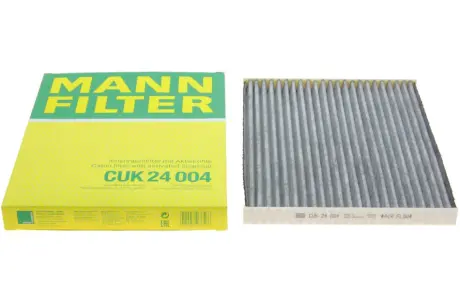 Фільтр салону Hyundai Tucson 04-10/ix35 10-/Ioniq 19-19/Kia Sportage 04-/Niro 17- (вугільний) -FILTER MANN CUK 24 004