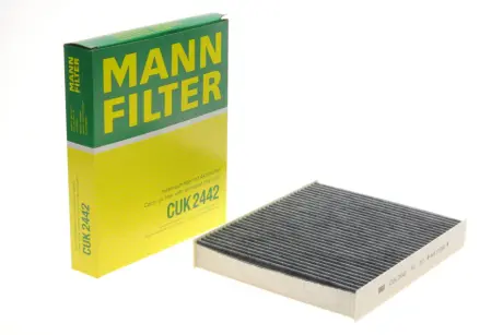 Фільтр салону Chevrolet Aveo (T300) 11-/ Opel Astra J 09- (вугільний) -FILTER MANN CUK 2442