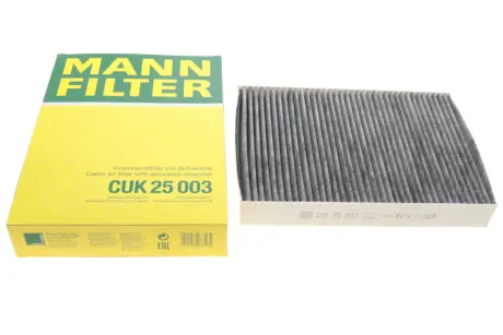 Фільтр, повітря у внутрішній простір MANN CUK25003