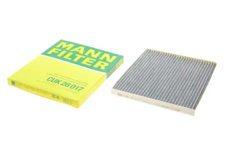 Фільтр салону Hyundai Santa Fe 05-/Sonata 09-/Kia Optima 12- (вугільний) -FILTER MANN CUK 26 017
