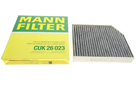 Фільтр салону MB C-class (W 205) 14-/E-class (W213) 16- (вугільний) -FILTER MANN CUK 26 023