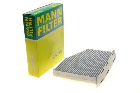 Фільтр салону VW Caddy 1.9TDI 03- (вугільний) -FILTER MANN CUK 2939