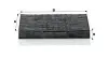 Фільтр салону BESTURN FAW X80 Pentium X80 2.0L CA4GD1 -FILTER MANN FP2043 (фото 3)