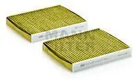 Фільтр салону антибактеріальний BMW 5 (F10 F11 F18) 518d F10 F11 N47D20C -FILTER MANN FP25332
