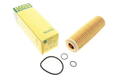 Фільтр масляний MB C-class (W204) 1.8 M271 07-14/E-class (W212)/SLK 1.8 M271 09-16 -FILTER MANN HU 514 Y