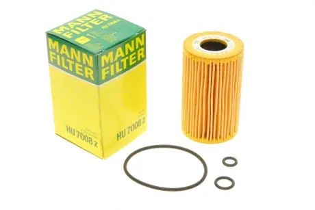Фільтр масляний VW T5/Caddy 2.0TDI 10- -FILTER MANN HU 7008 Z