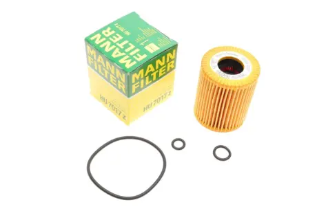 Фільтр масляний VW Polo 1.2TDI 09-/Seat Ibiza 1.2TDI 08-15/Skoda Fabia/Roomster 1.2TDI 06-14 -FILTER MANN HU 7017 Z