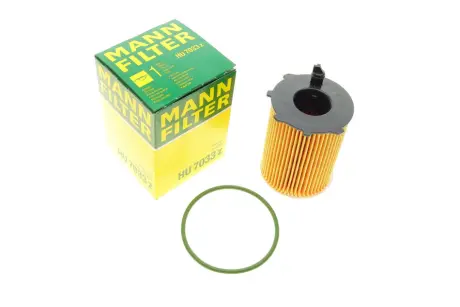 Фільтр масляний Citroen C3/C4/Berlingo/Peugeot 2008-5008/Partner/Expert 1.6BlueHDi 14- -FILTER MANN HU 7033 Z