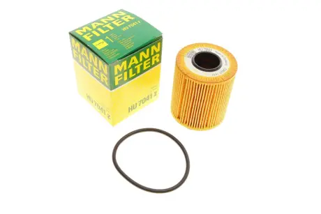 Фільтр масляний на ALFAROMEO MiTo 1.3 JTDM 16V 199B1.000, 330A1.000 -FILTER MANN HU7041Z
