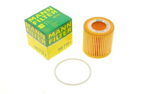 Фільтр масляний VW Fox/Polo/Seat Ibiza/Skoda Fabia/Rapid 1.2i 02- -FILTER MANN HU 710 X