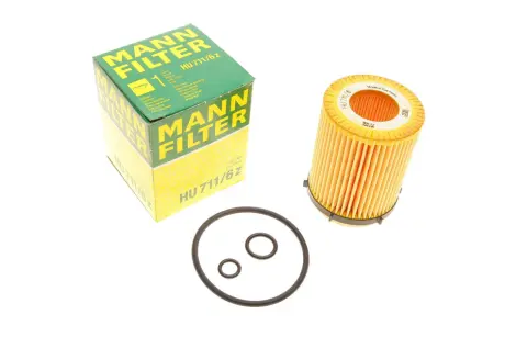 Фільтр масляний MB E-class (W212/A207)/C-class (W204/W205) 2.0i 11- -FILTER MANN HU 711/6 Z