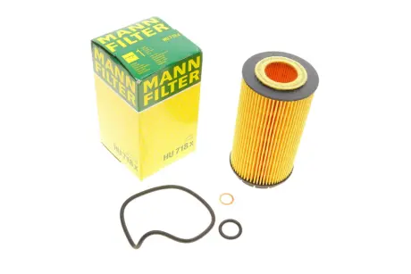 Фільтр масляний Hyundai Tucson/Kia Sportage 2.0 CRDi 04- -FILTER MANN HU 718 X