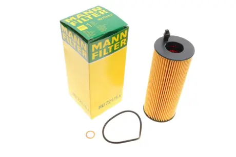 Фільтр масляний BMW 3 (E90) 320D 07- N47/N57 -FILTER MANN HU 721/5 X