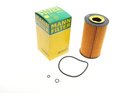 Фільтр масляний MB E-class (W211)/S-class (W220)/M-class (W163)/G-class (W463) 4.0CDI OM628 00-09 -FILTER MANN HU 934 X