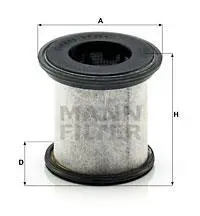 Фільтр системи вентиляції картера -FILTER MANN LC 10001x