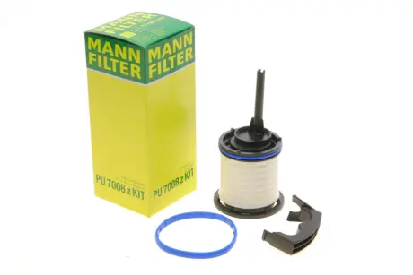 Фільтр паливний на AUDI A4 (8W, B9) 2.0 TDI DESA, DETA, DFVA -FILTER MANN PU7008ZKIT