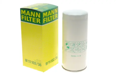 Масляний фільтр W 11102/36 = W 11102/4 MANN W 11 102/36