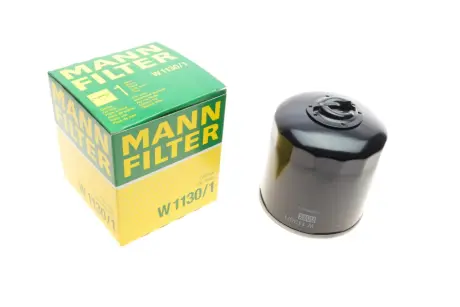 Фільтр масляний VW T4 1.9D 90-03/1.9TD 92-96/Audi A6 2.5TDI 94-97/Audi 100 2.0TD 82-90/2.4D 89-94 -FILTER MANN W 1130/1