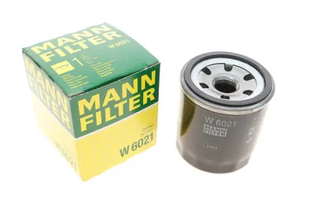 Фільтр масляний Chevrolet Aveo 1.2 08-/Spark 1.0-1.2 10-/Ravon R2 1.2 15-/R4 1.5 16- -FILTER MANN W 6021