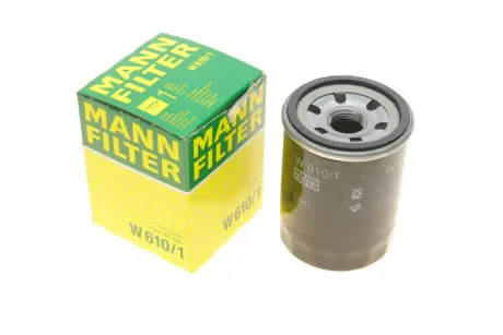 Фільтр масляний Fiat Sedici 1.6 06-14/Subaru Justy 1.3/1.5/Suzuki Vitara 1.6-2.5 95-/SX4 1.5-1.6 06- -FILTER MANN W 610/1