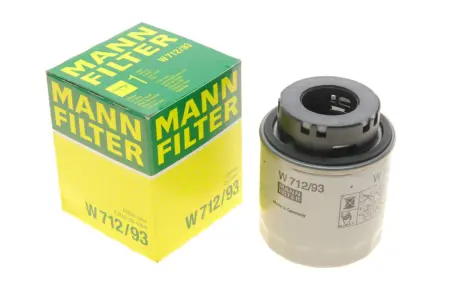 Фільтр масляний VW Golf 1.2/1.4 TSI 07-13/Jetta/Passat 1.4 TSI 07-10 -FILTER MANN W 712/93