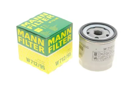 Фільтр масляний VW Caddy IV/Golf VI/VII/Seat Leon 1.0-1.6TSI 10- -FILTER MANN W 712/95