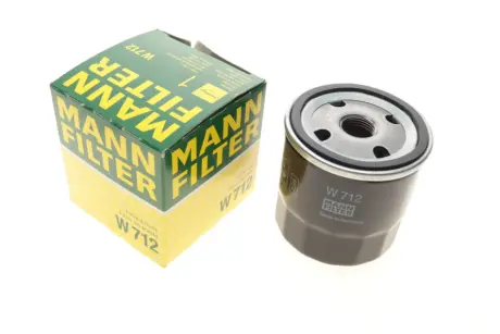 Фільтр масляний Opel Kadett/Ascona/Rekord 1.0-2.4i 62-00 (бензин) -FILTER MANN W 712