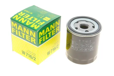 Фільтр мастил -FILTER MANN W 716/2